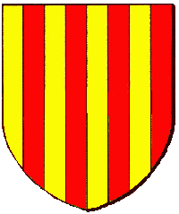 Palé de 8 pièces d'or et de gueules